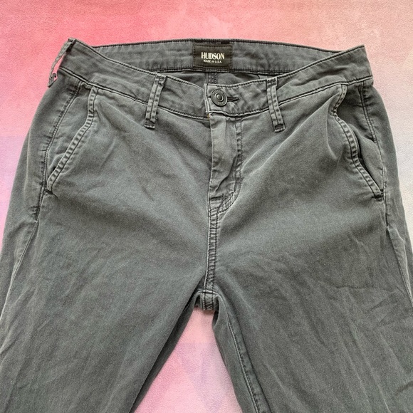 ๐ HUDSONS GREY WIDE LEG JEANS 24 - Picture 1 of 6
